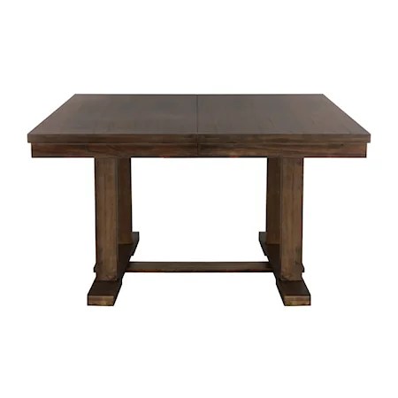 Transitional Dining Table with Leaf