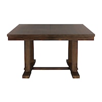 Transitional Dining Table with Leaf