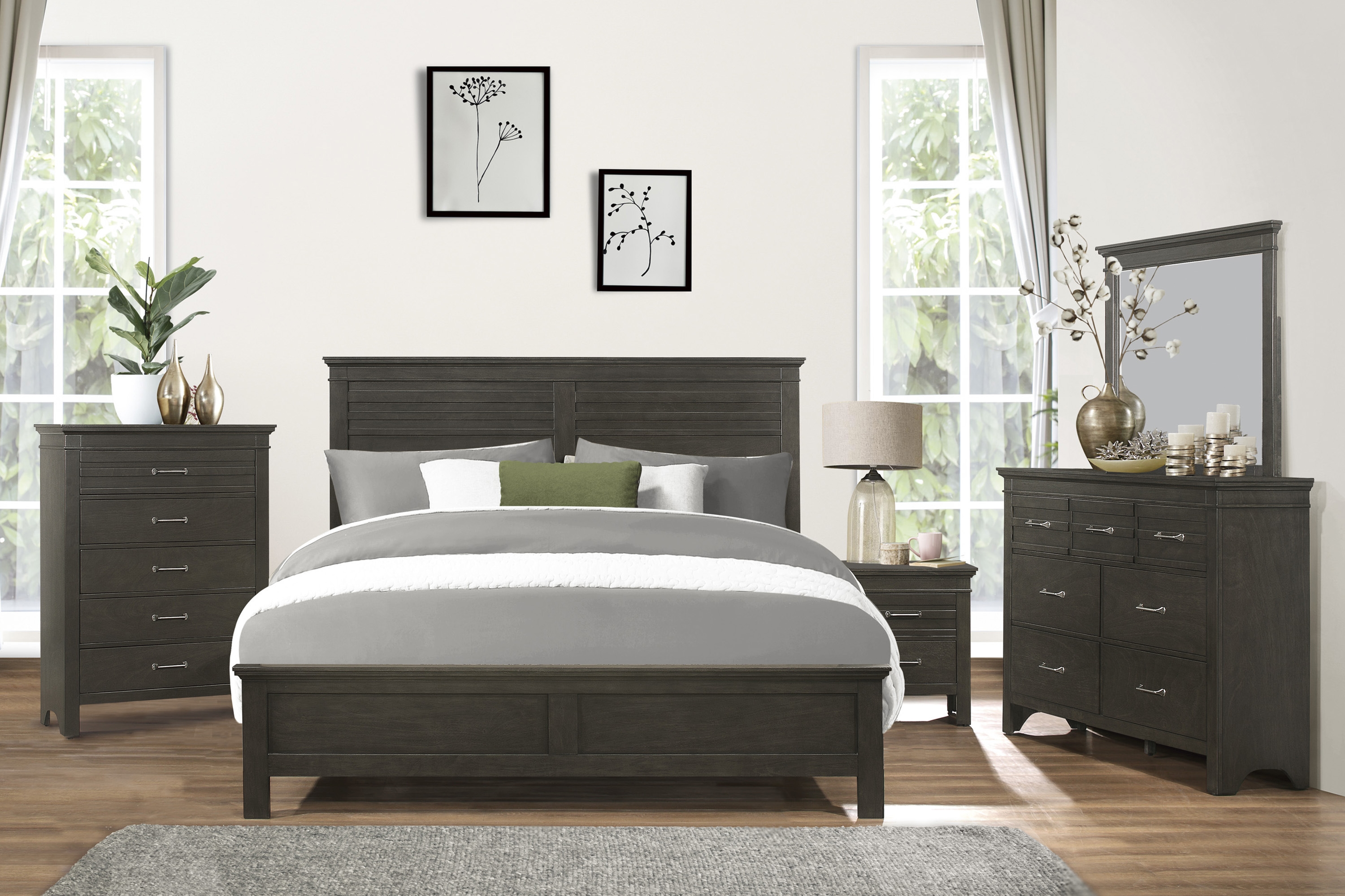 California King Panel Bed