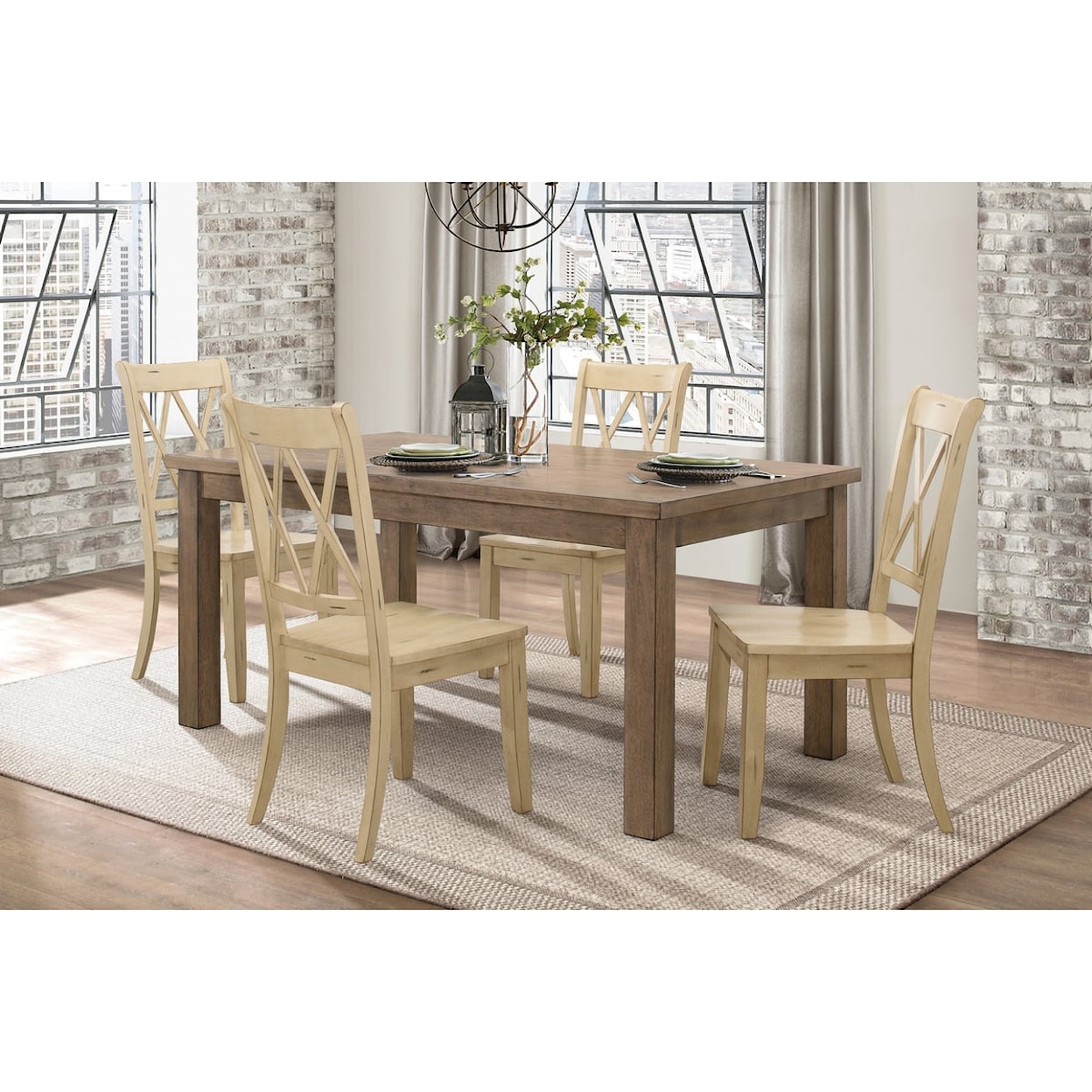 Homelegance Furniture Janina Rectangular Dining Table