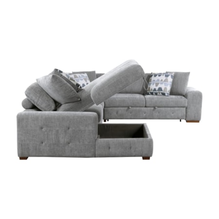 4-Piece Sectional Sofa with Ottoman