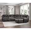 Homelegance Avenue 6-Piece Reclining Sectional