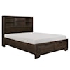 Homelegance Furniture Chesky Queen Platform Bed with Footboard Storage