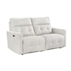 Homelegance Furniture Salida Power Double Reclining 2-Piece Love Seat