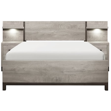 5pc Set CA King Wall Bed