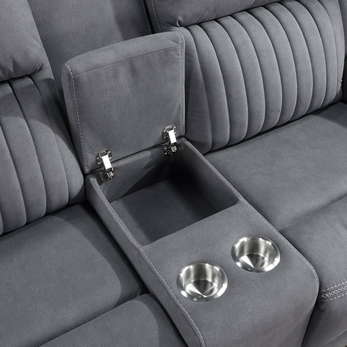 Homelegance Dean Double Manual Reclining Loveseat
