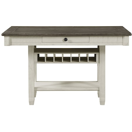 4-Drawer Counter Height Dining Table