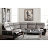 Homelegance Furniture Laertes 5-Piece Modular Power Sectional Sofa