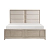 Homelegance Furniture McKewen Queen Platform Bed with Footboard Storage