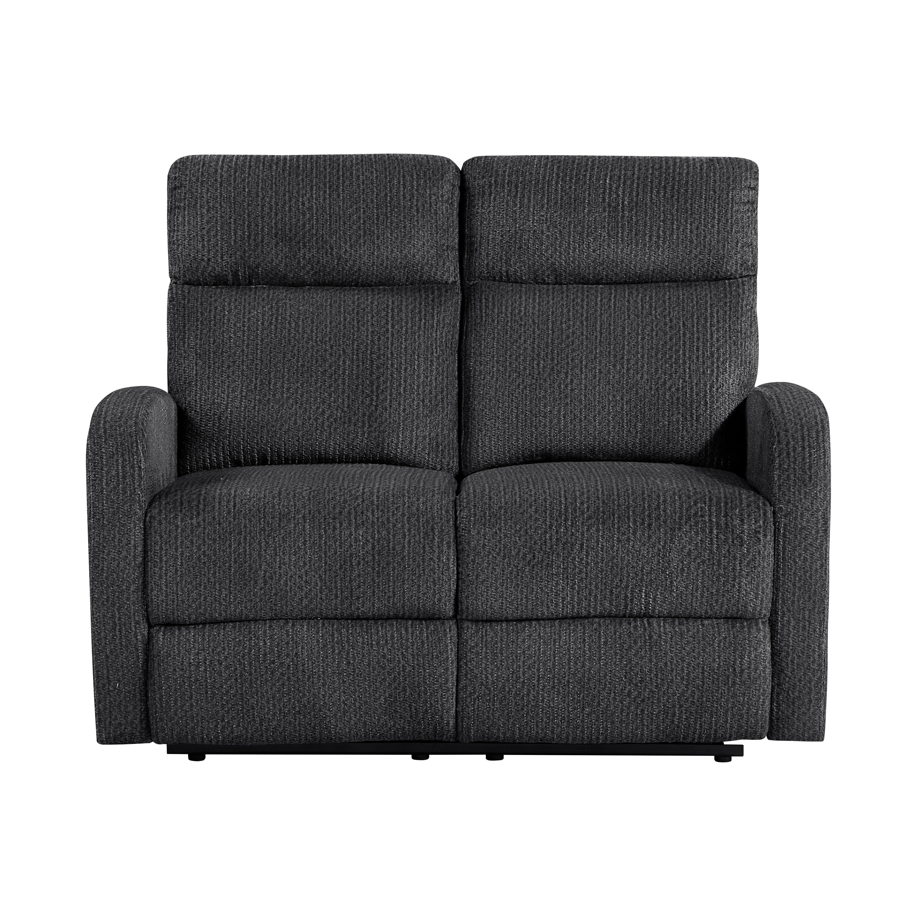 Homelegance Allen Fabric Reclining Wall-Hugger Loveseat