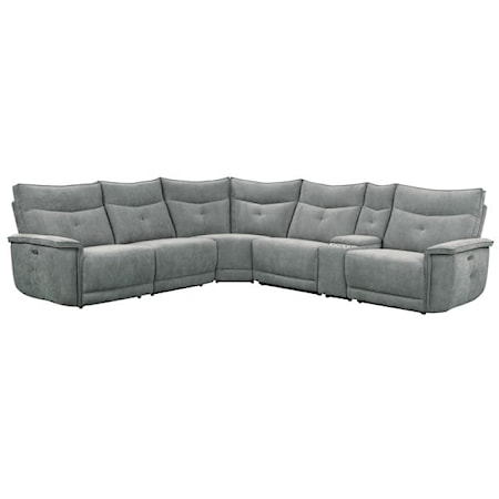 6-Piece Modular Power Reclining Sectional