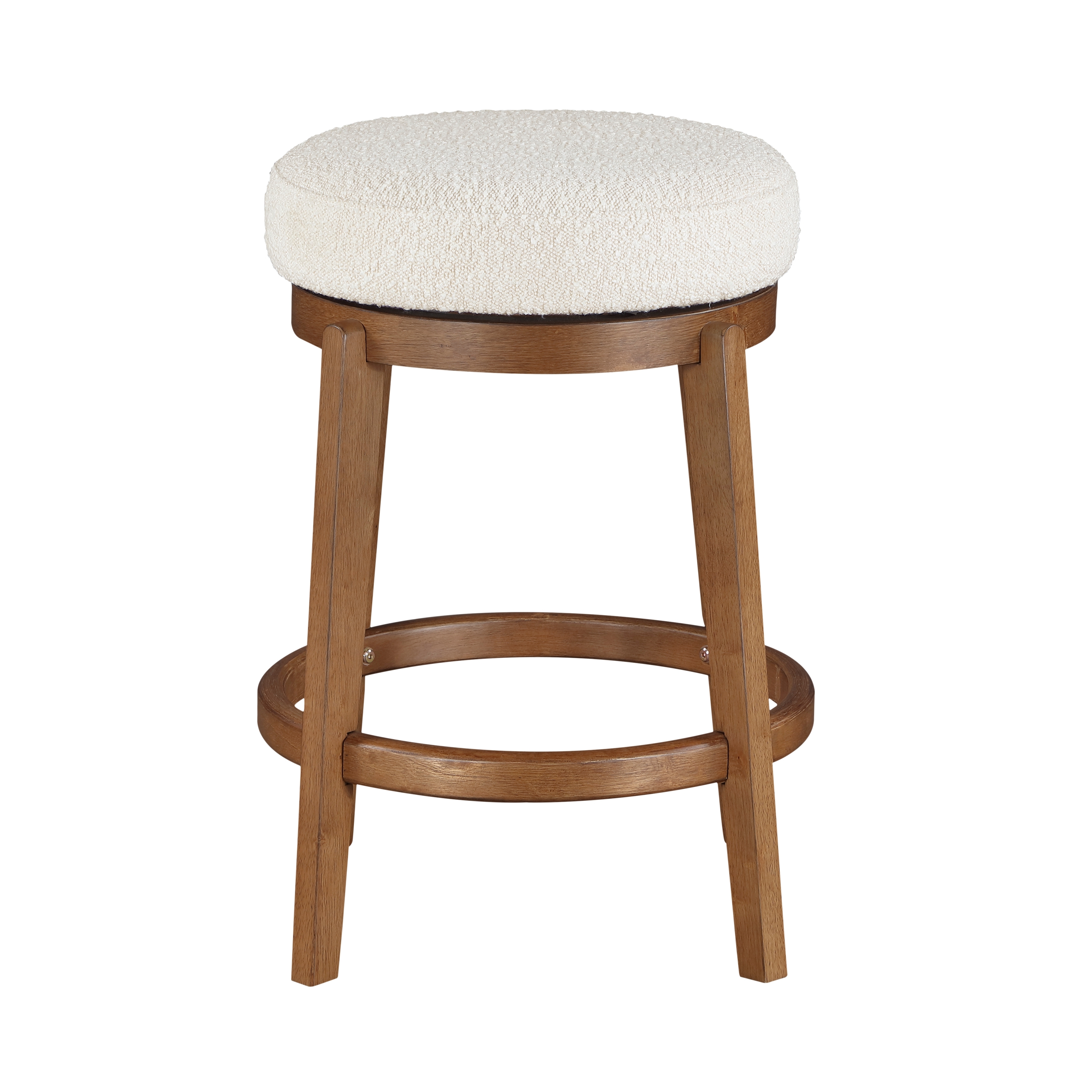 Homelegance Lily Upholstered Counter-Height Swivel Stool