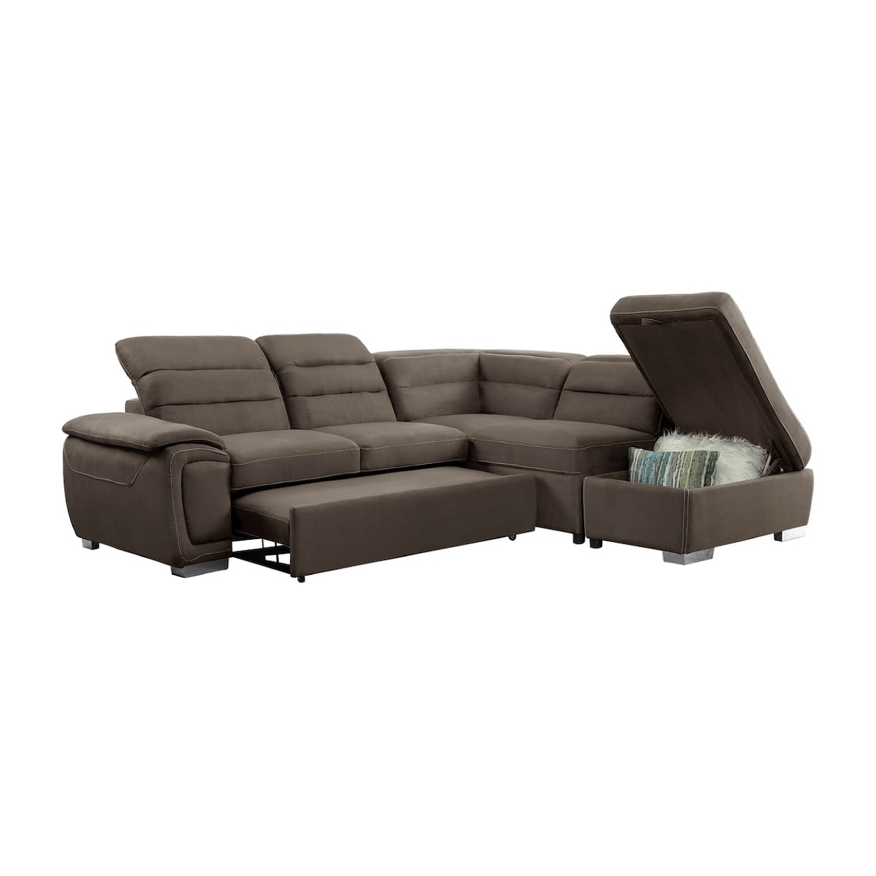 Homelegance Furniture Platina 3-Piece Sectional Sofa