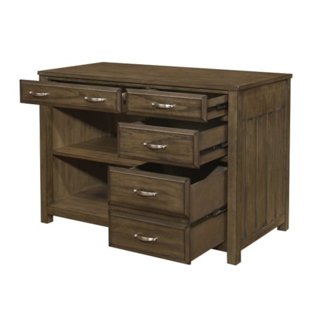 4-Drawer Credenza