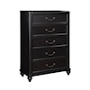 Homelegance Herman 5-Drawer Chest of Drawers