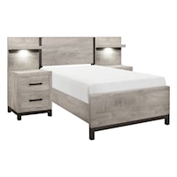 Contemporary 5-Piece Twin Wall Bed