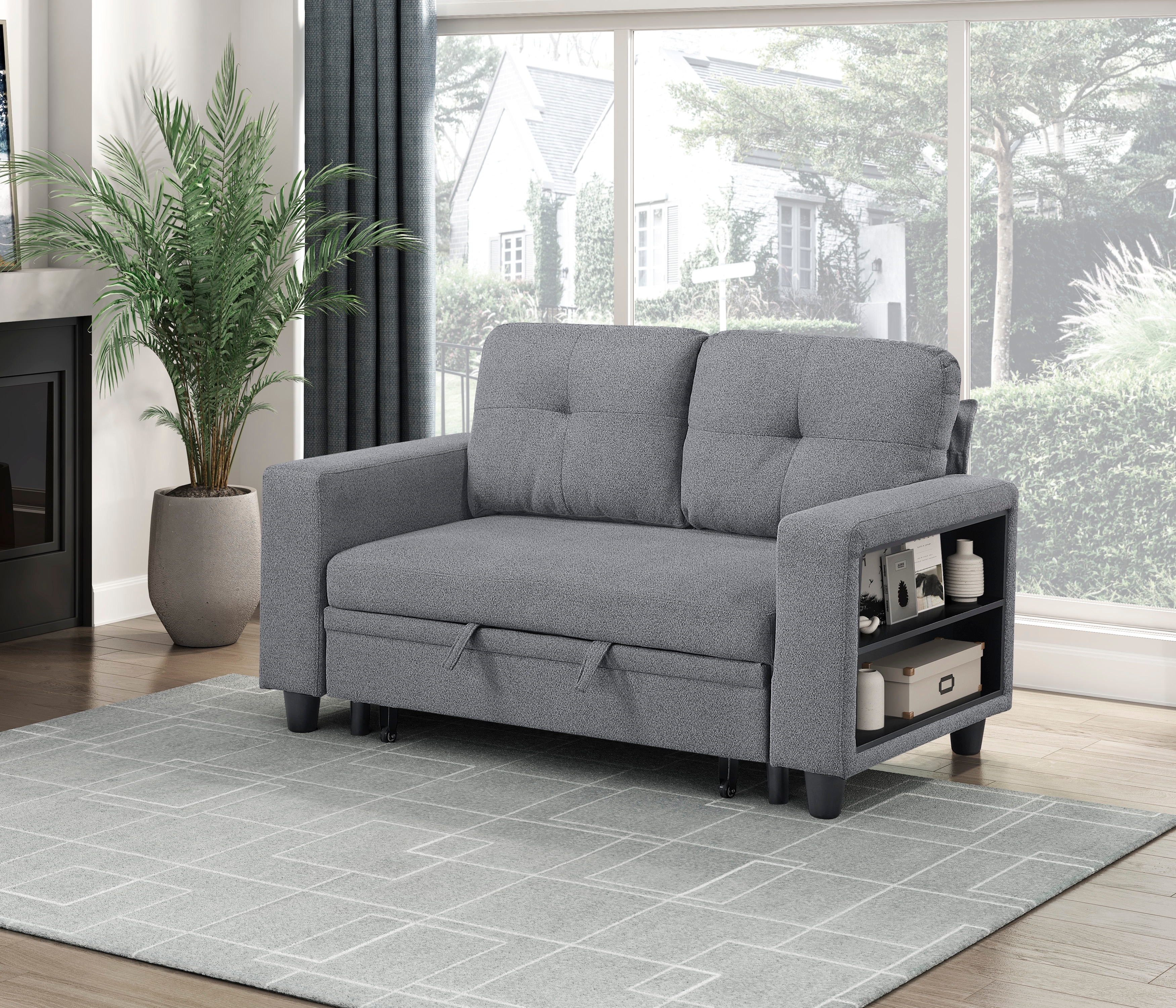 Loveseat with Pull-Out Bed