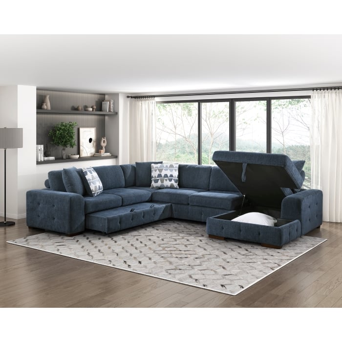 Homelegance Raife 4-Piece Sectional Sofa