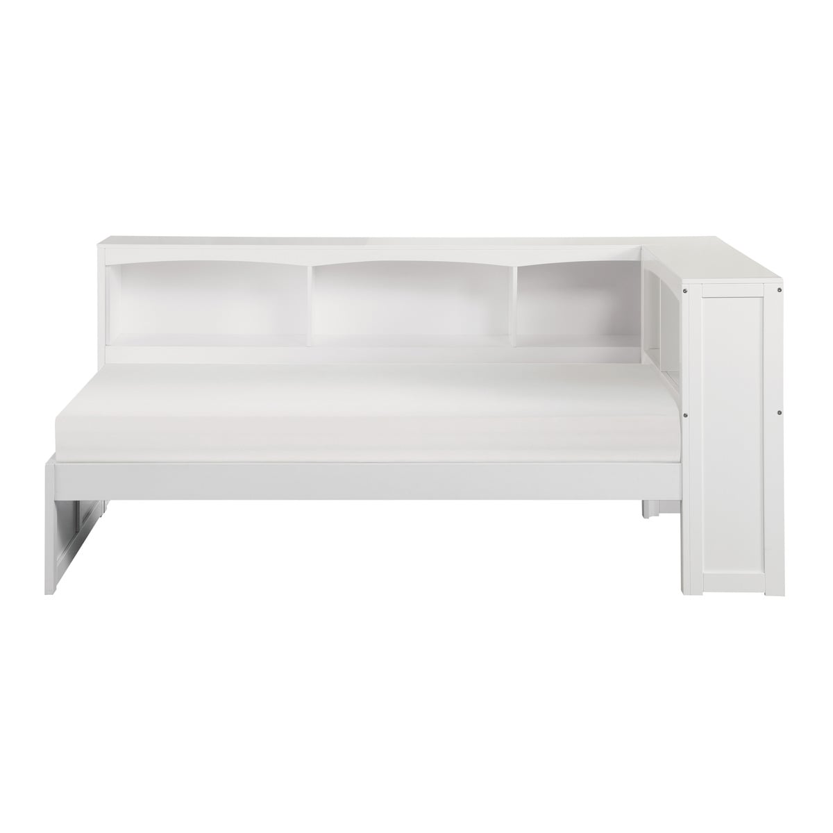 Twin Bookcase Corner Bed