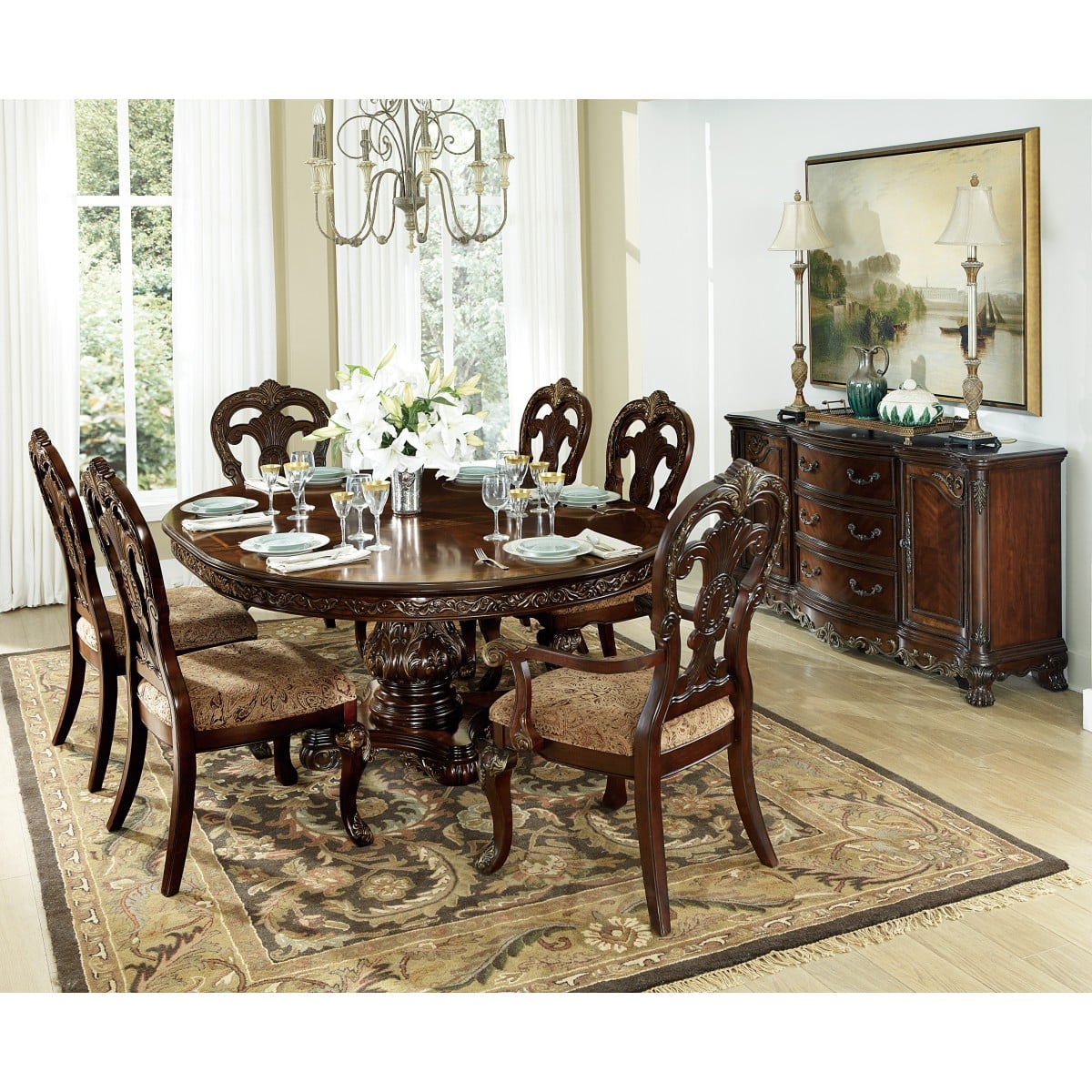 Homelegance Deryn Park Round Dining Table