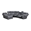 Homelegance Furniture Gabriel 6-Piece Modular Power Reclining Sectional