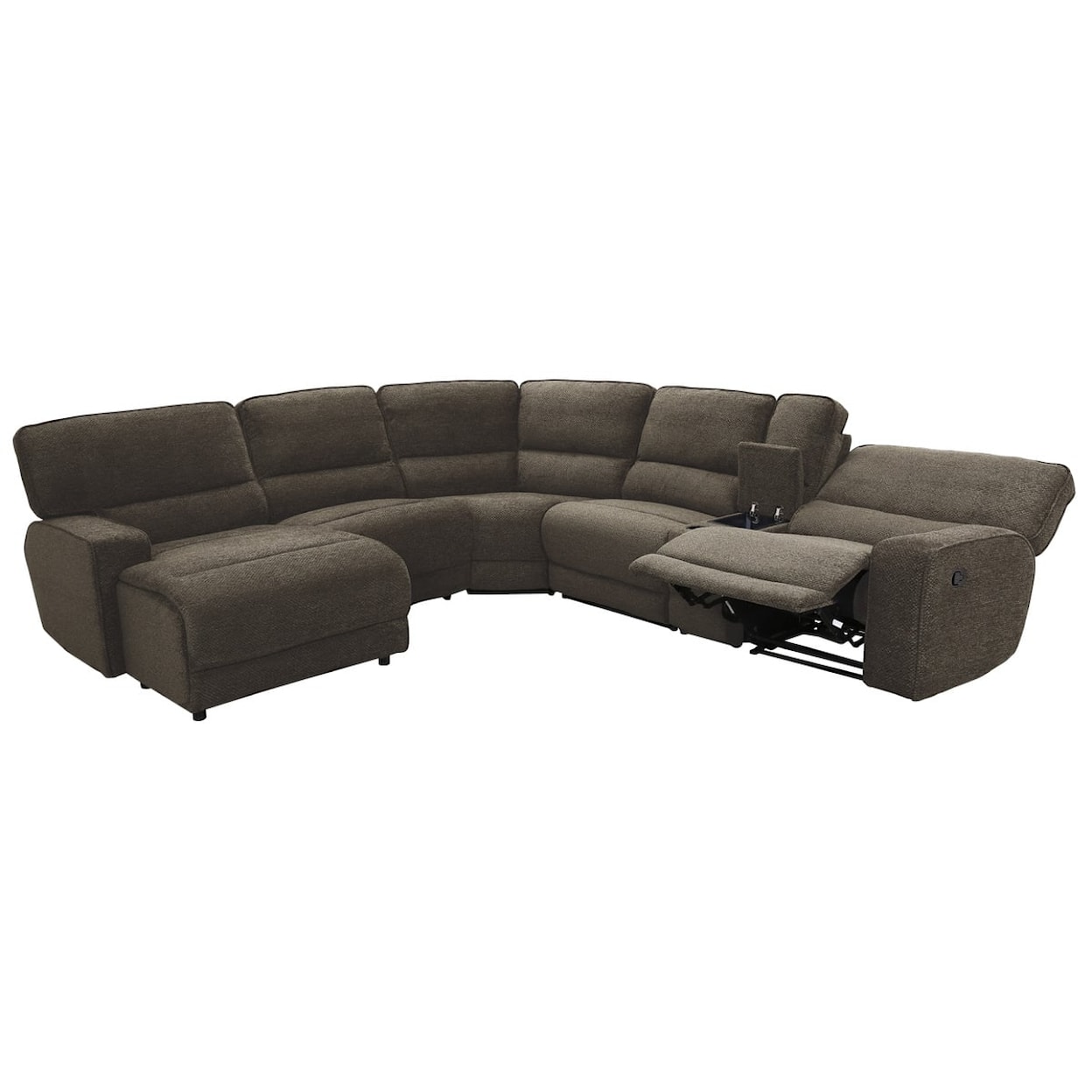 Homelegance Furniture Shreveport 6-Piece Modular Reclining Sectional