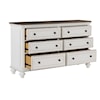Homelegance Furniture Baylesford 6-Drawer Bedroom Dresser