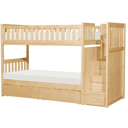 Youth Storage Bunk Bed