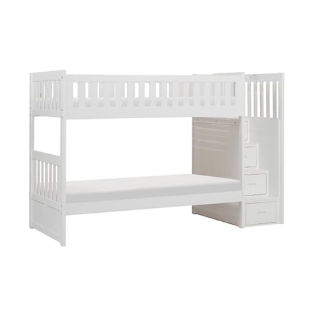 Twin/Twin Step Bunk Bed