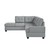 Homelegance Furniture Dunstan 2-Piece Reversible Sectional Sofa