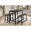 Homelegance Furniture Visby 4-Piece Counter Height Dining Set