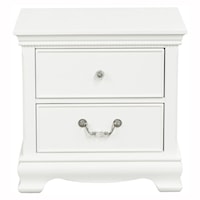 Traditional Two-Drawer Nightstand