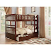 Homelegance Rowe Full/Full Bunk Bed with Storage Boxes