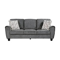 Modern Sofa with Toss Pillows