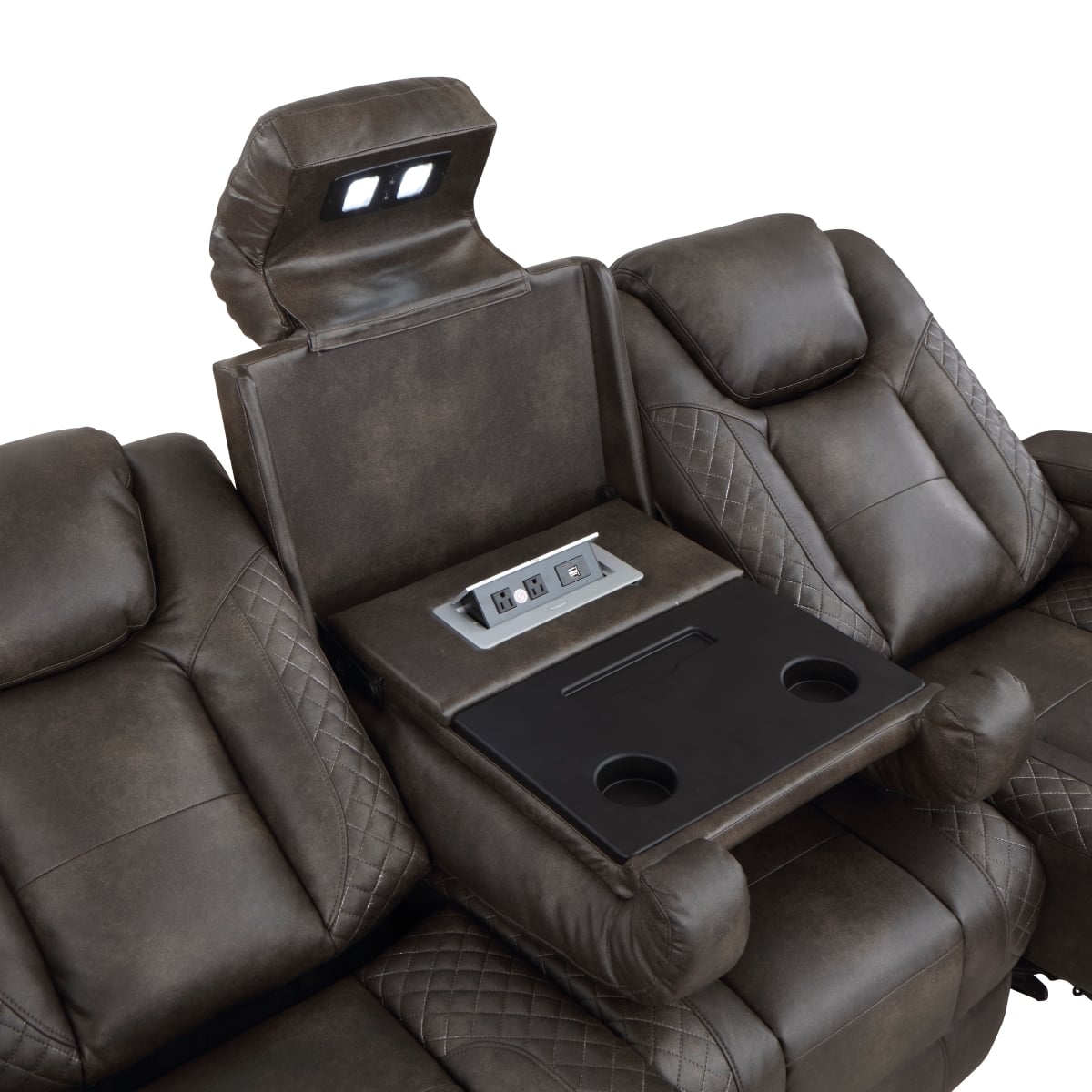 Double Power Reclining Sofa