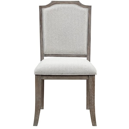 Traditional Dining Chair with Upholstered Seat