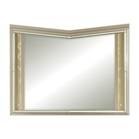 Glam Mirror with LED Lighting