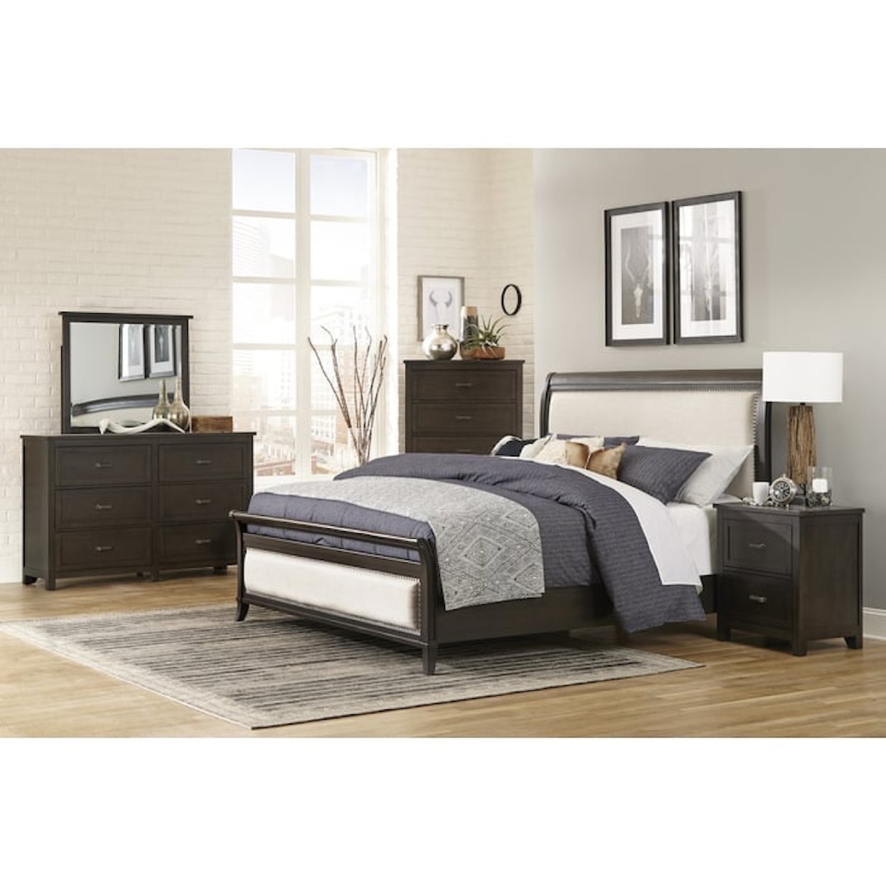 Homelegance Furniture Hebron 4-Piece Queen Bedroom