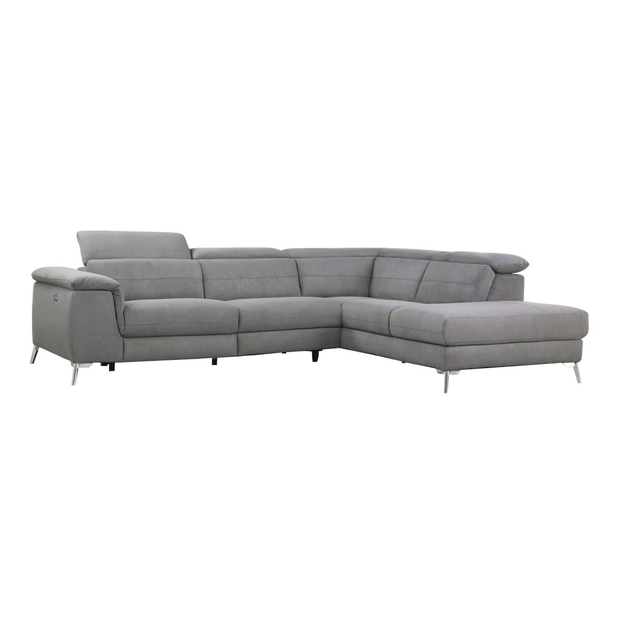 Homelegance Cinque 2-Piece Power Sectional with Right Chaise