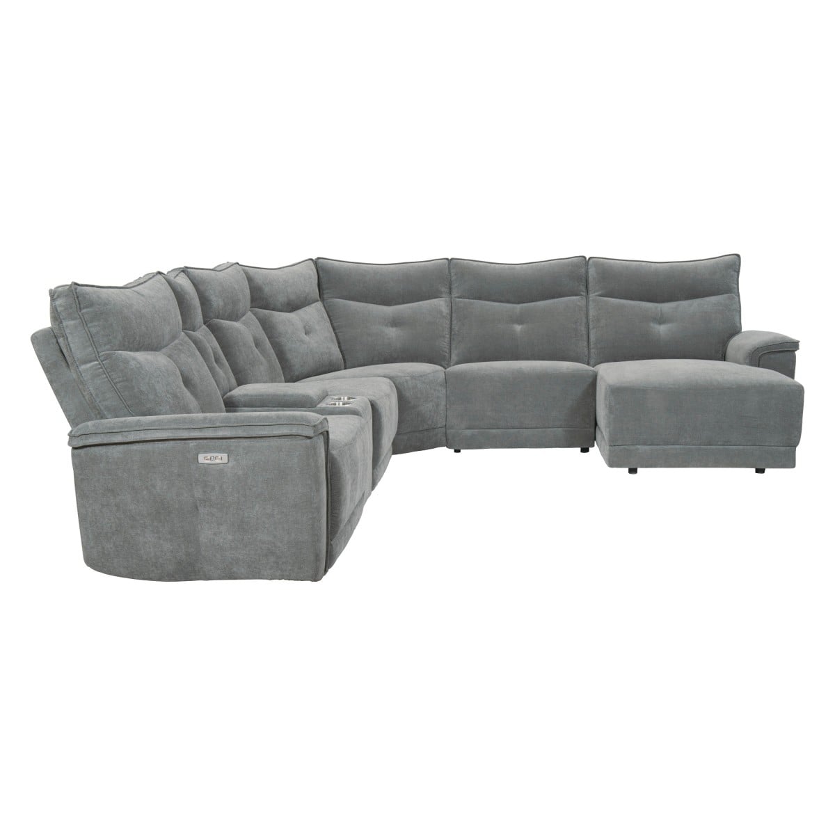 Homelegance Tesoro 6-Piece Power Reclining Sectional Sofa