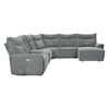 Homelegance Furniture Tesoro Power-Reclining Sectional Sofa