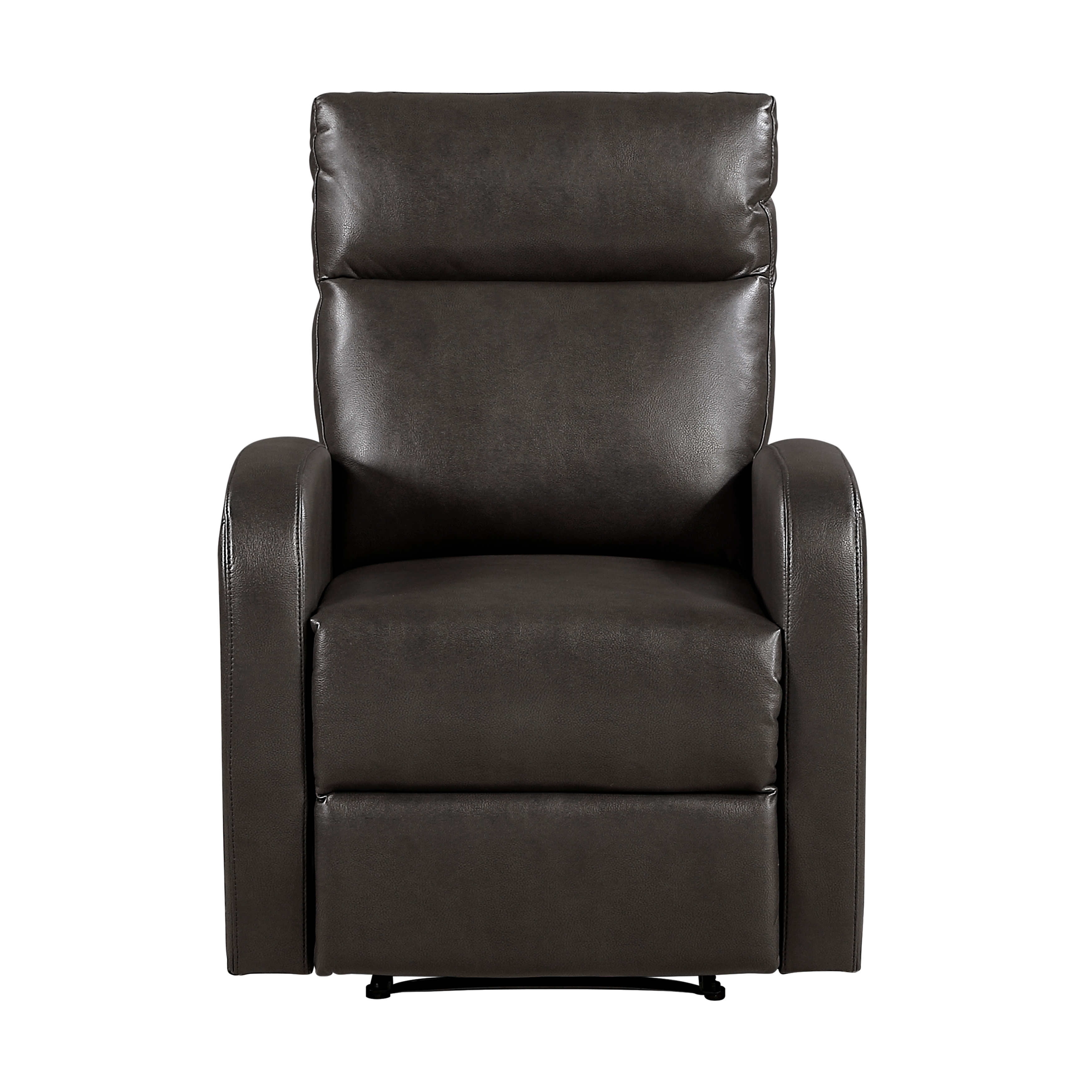 Homelegance Allen Faux-Leather Wall-Hugging Manual Recliner