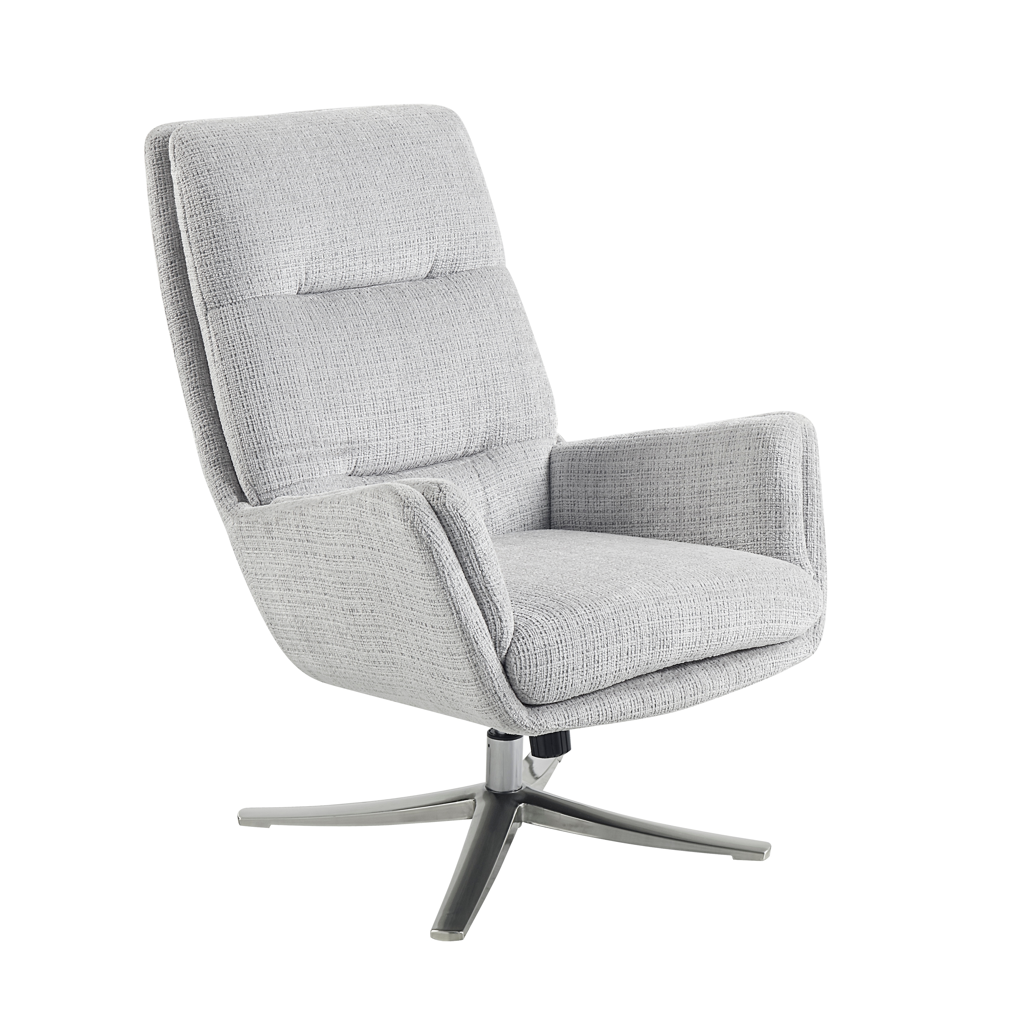Homelegance Parker Swivel Chair with Ottoman