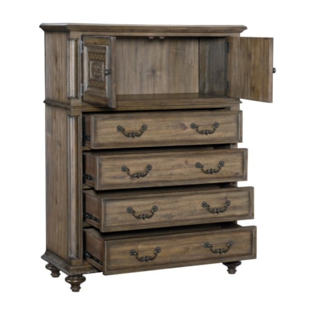 4-Drawer Bedroom Chest