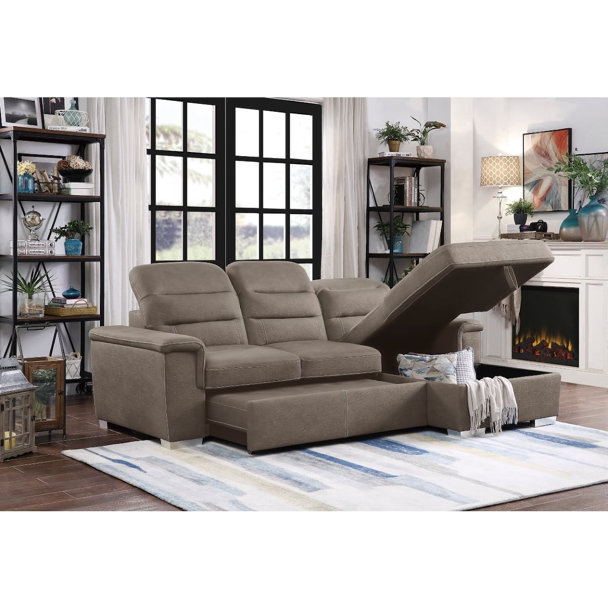 Homelegance Furniture Alfio 2-Piece Sectional