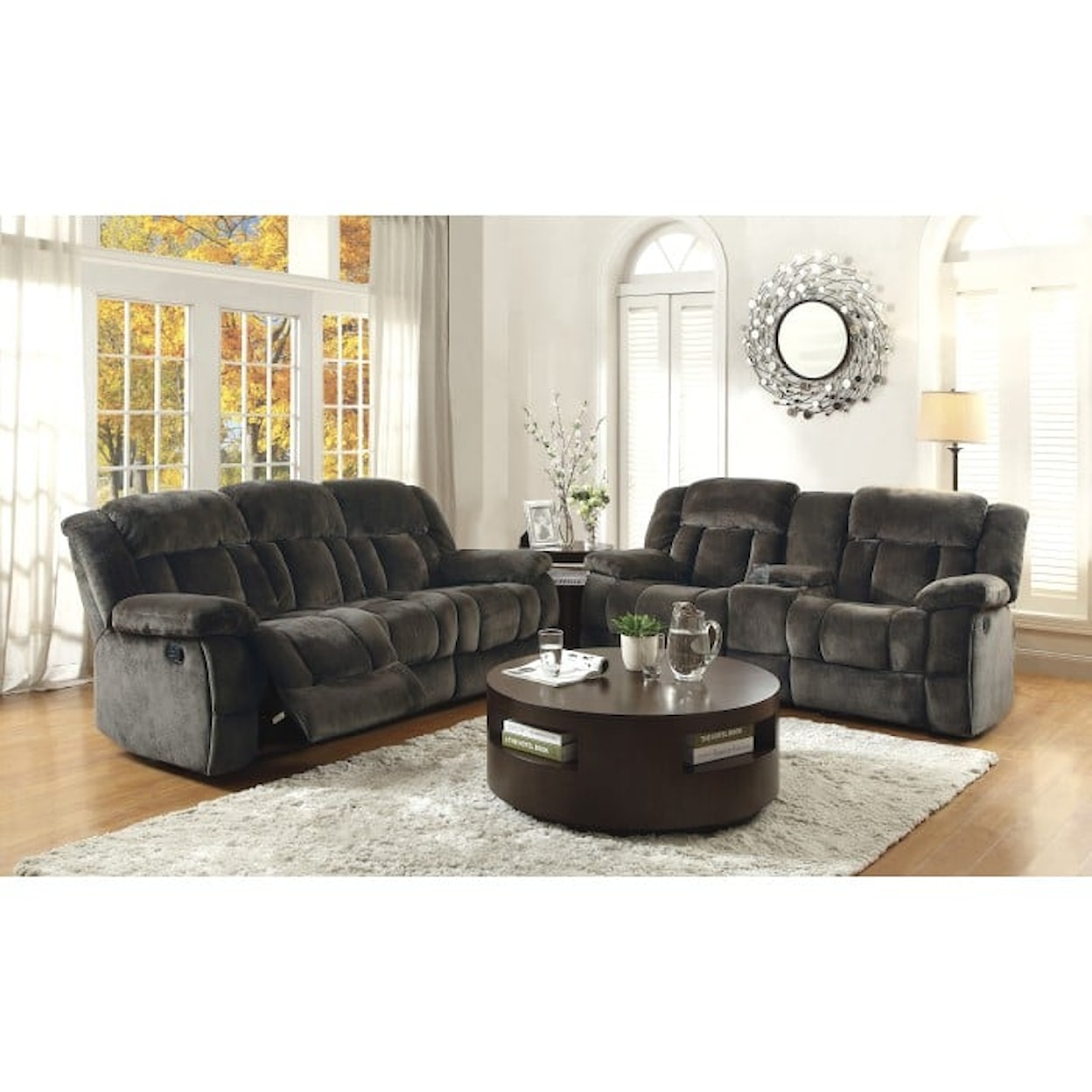 Homelegance Furniture Laurelton Double Reclining Sofa