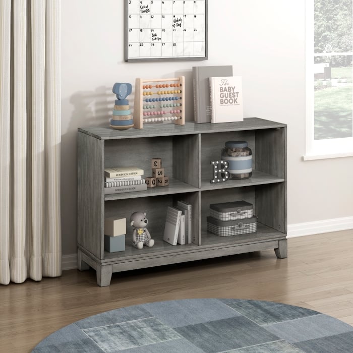 Homelegance Garretson 4-Shelf Bookcase