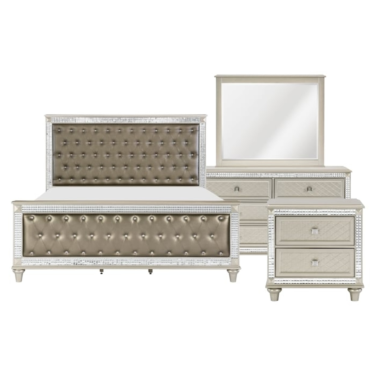 Homelegance Juliette 4-Piece Queen Bedroom Set