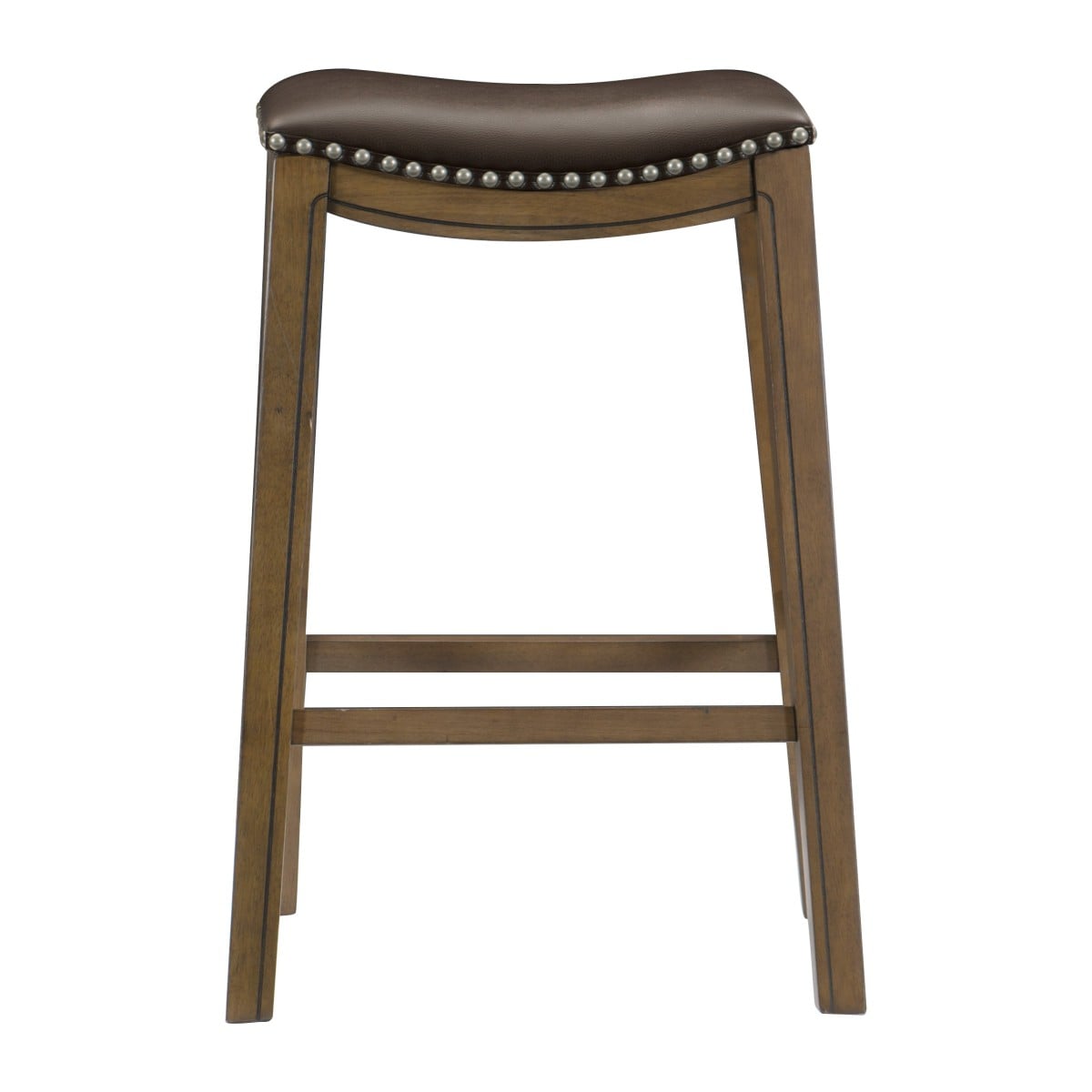 Pub Height Upholstered Stool