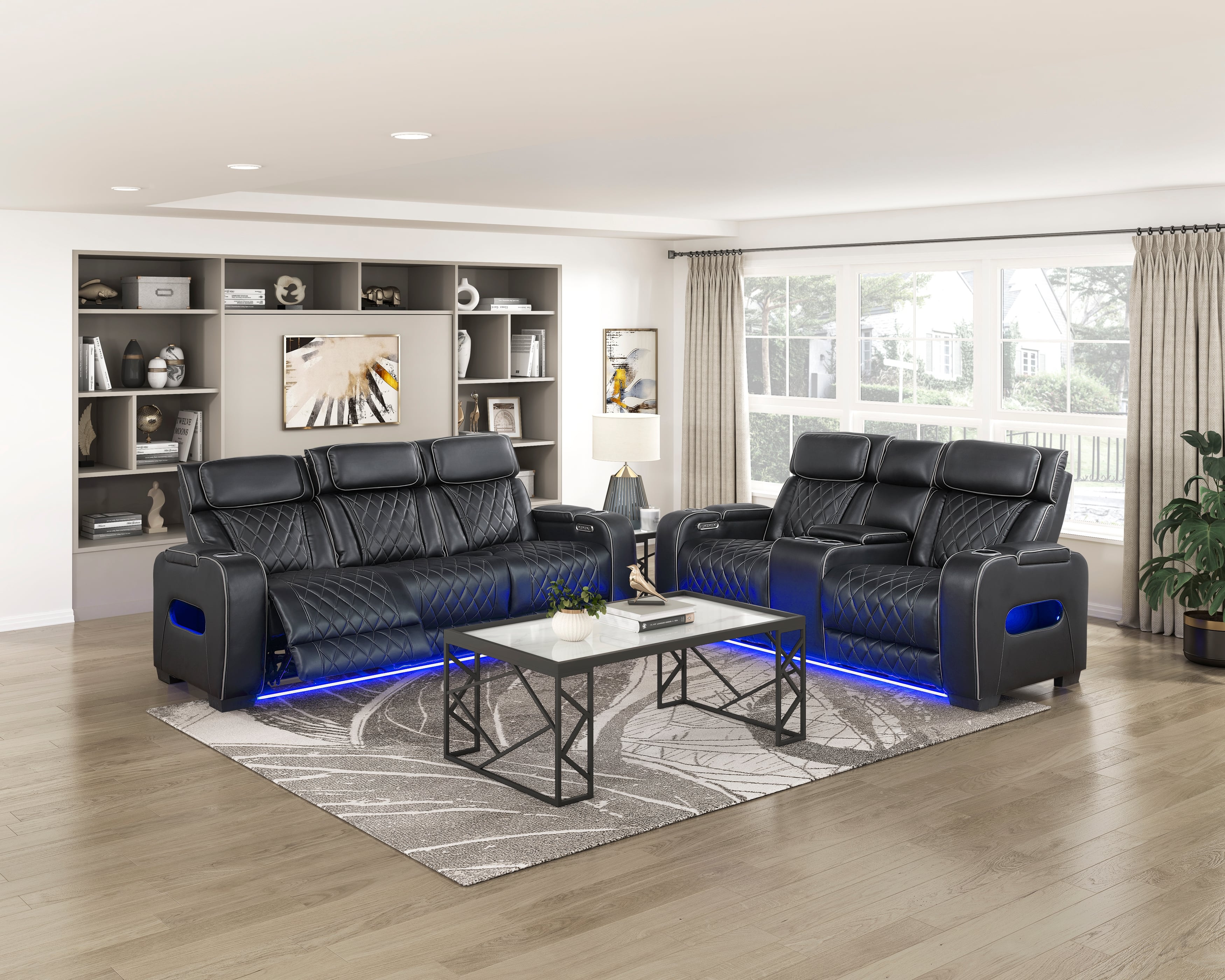 Homelegance Fairway 2-Piece Power Reclining Living Room Set